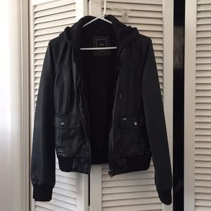 Women’s obey faux leather jacket